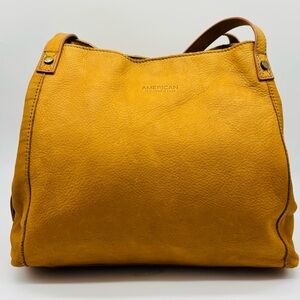 American Leather Co. Tan Women's Leather Shoulder Handbag